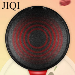 Máquina de crepe elétrica JIQI: multifuncional para grelhar e assar
